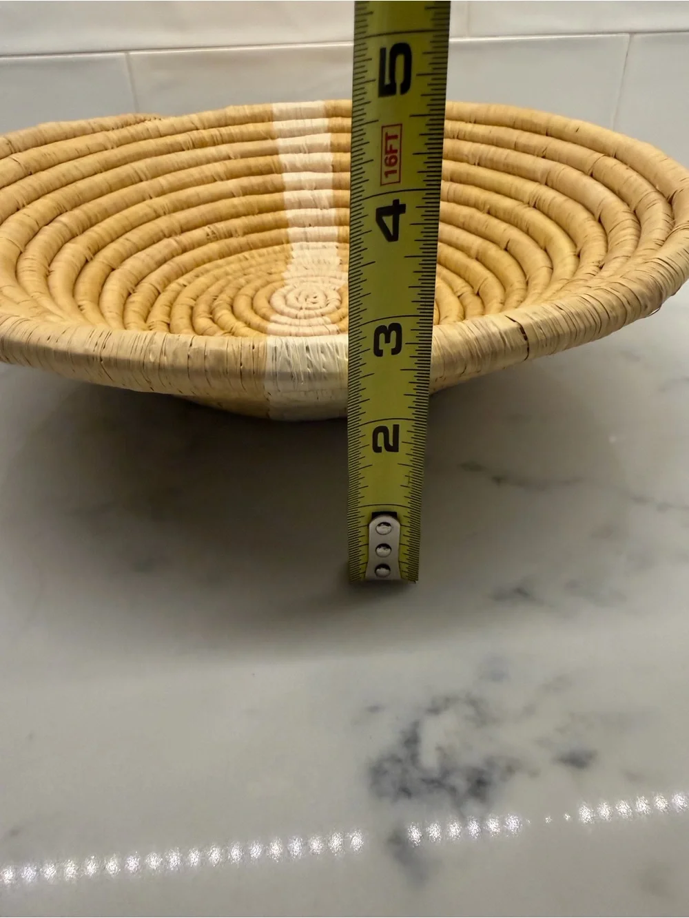 Handwoven Natural and Cream Decorative Woven Bowls - Home Accents